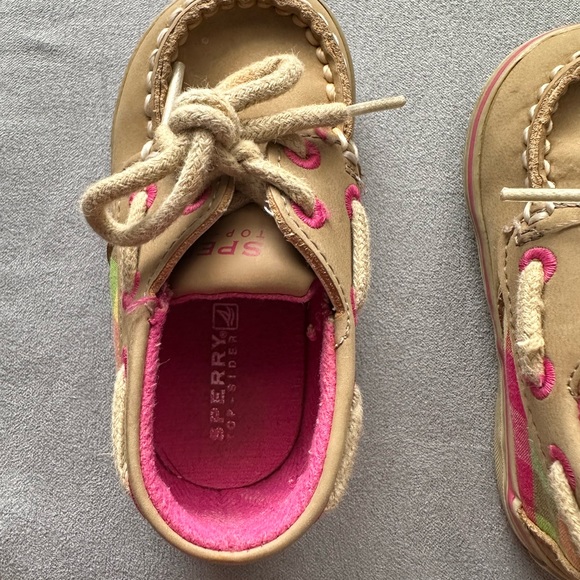 Sperry’s - Girls shoes - 3Months - Pink plaid - Picture 4 of 5